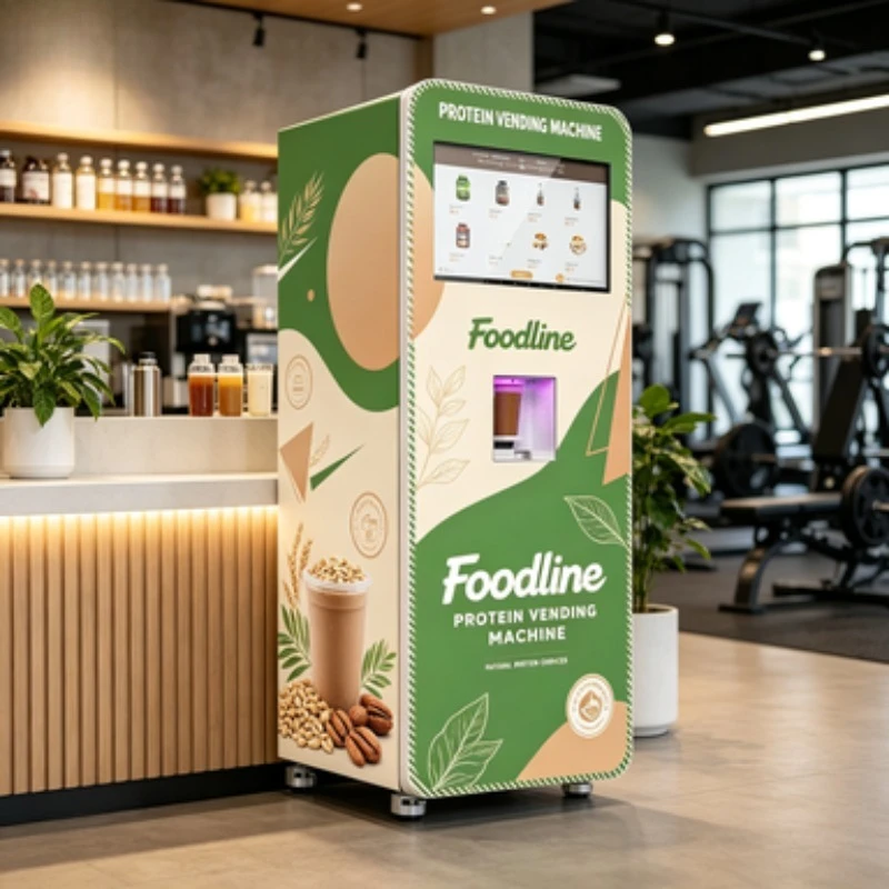 FL Smart Control Independent Stirring Function Protein Powder Vending Machine With Android Remote System