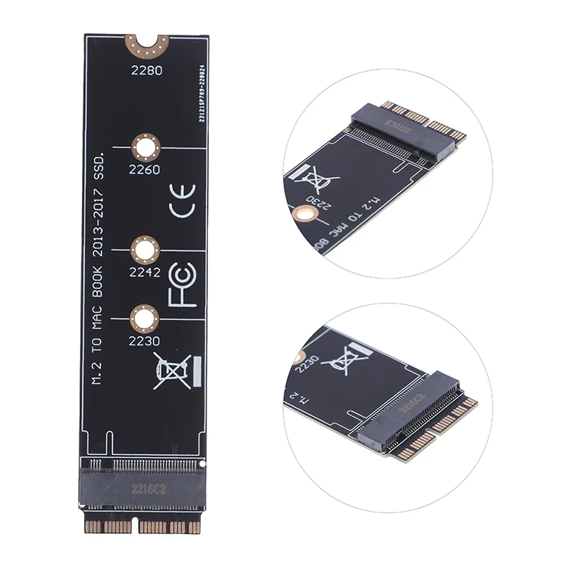 M2 SSD Adapter M.2 PCIE NVME SSD Converter Card unità a stato solido interna per Apple Macbook Air Pro