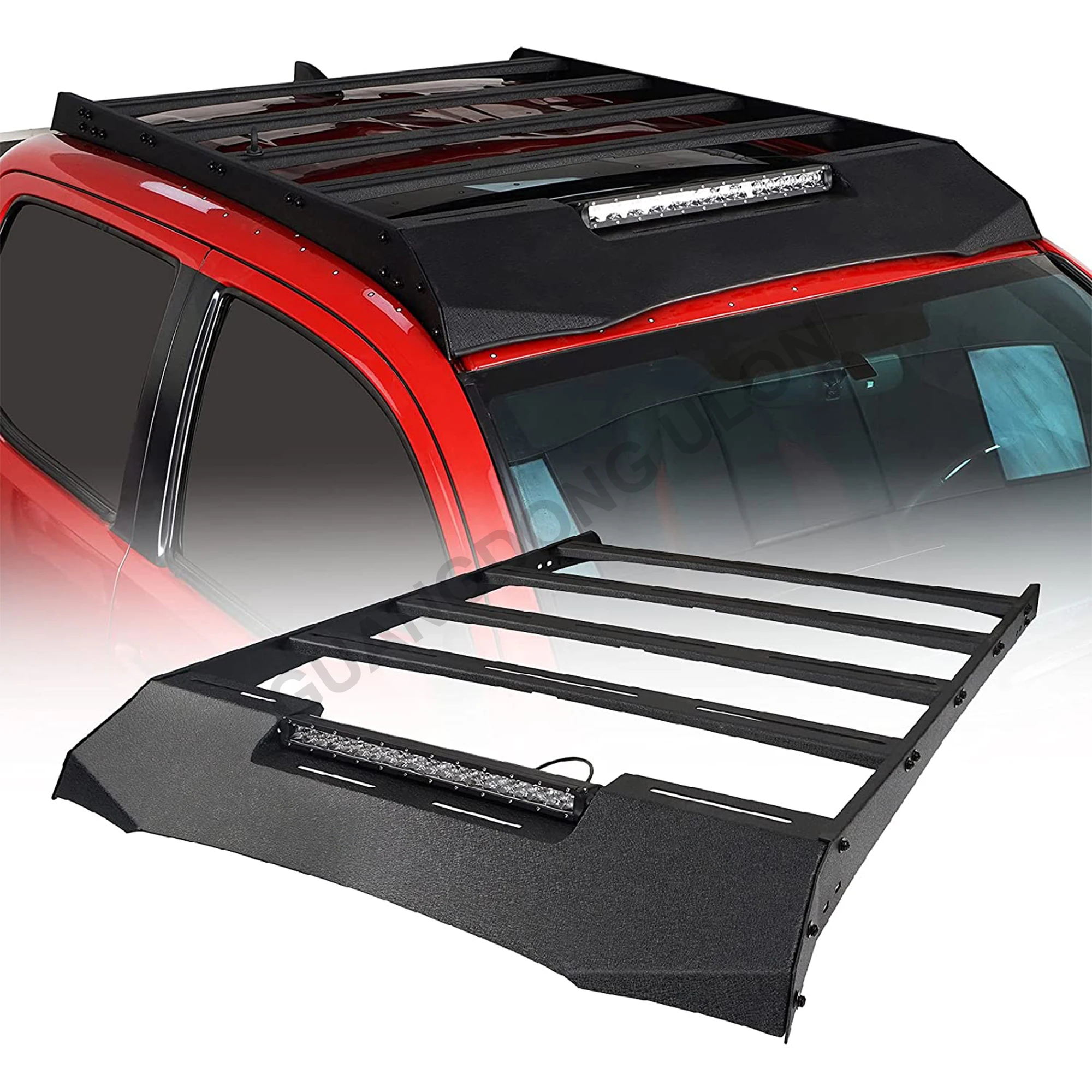 

Factory Price Roof Rack Cargo Carriers Basket fit Toyota Tacoma 2005-2023 Double Cab 2/3 Gen