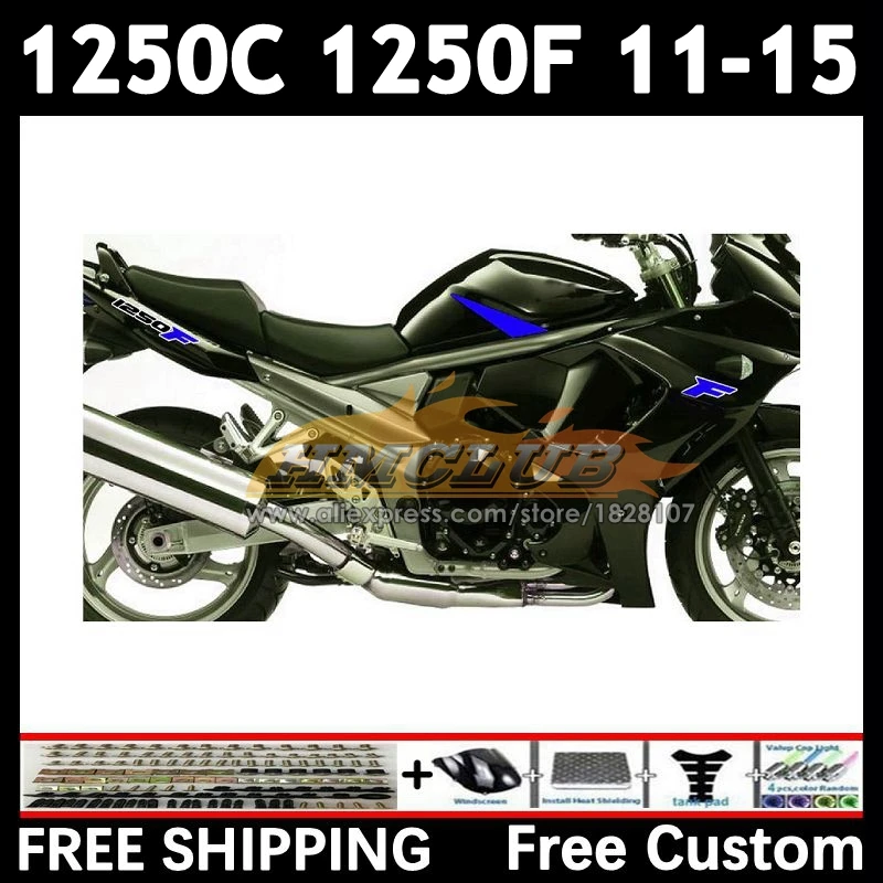 Bandit For SUZUKI GSX1250F GSX1250 FA C 11 12 13 14 15 35No.49 black stock GSXF1250 GSX1250C 2011 2012 2013 2014 2015 Fairings