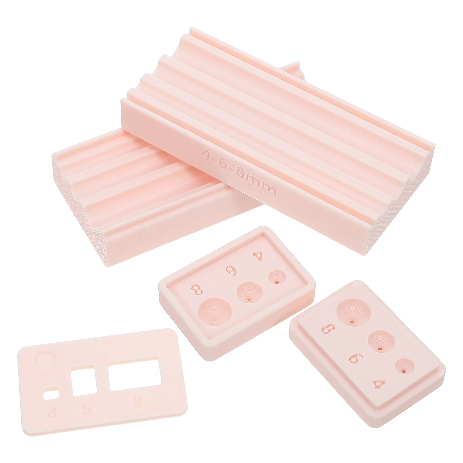 

1 Set Clay Bead Tools Polymer Clay Roller Hole Maker Round Sphere Molds Precise 4 6 8 Mm Beads DIY Jewelry Making