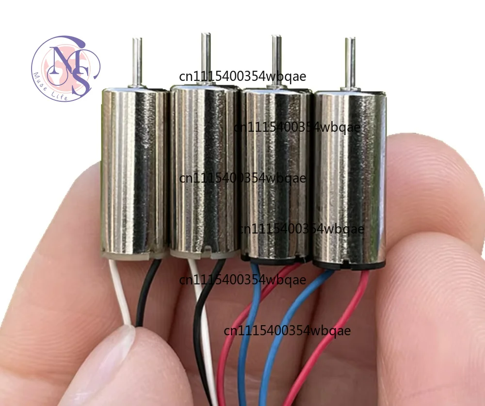 ZOCI- 10PCS/LOT 716 Coreless Motor 3.7V High Speed Strong Magnetic for Toy Quadcopter Shaft Diameter 1mm