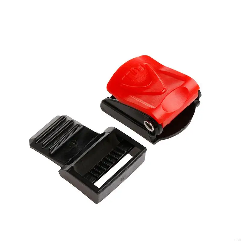 K3KD Universal Motorbike ATV Helmet Clip Correa barbilla Bicicleta ajustable Hebilla