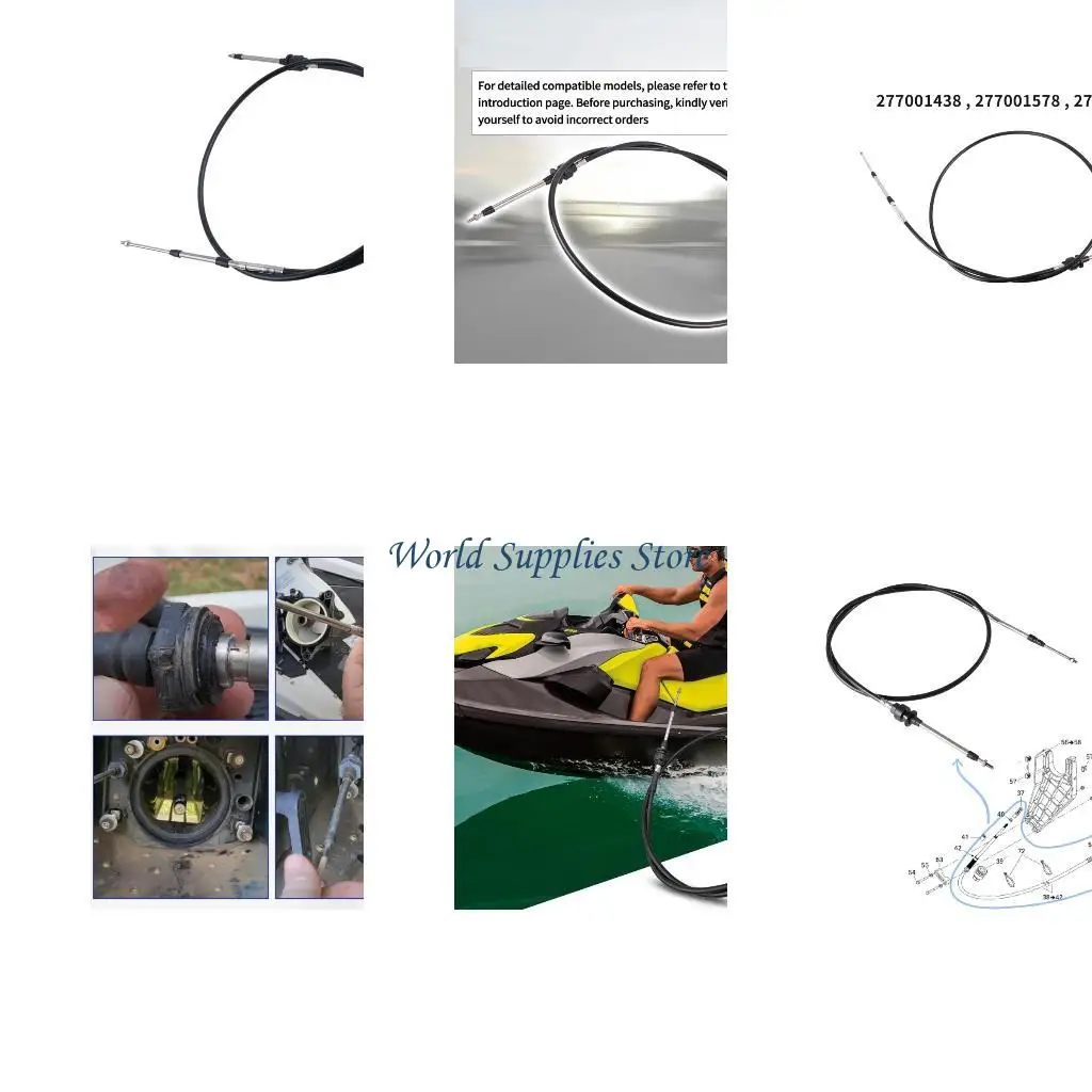 

G6KC Steering Cable 277001438 277001578 277001555 for PWC SEADOO RXT Wake