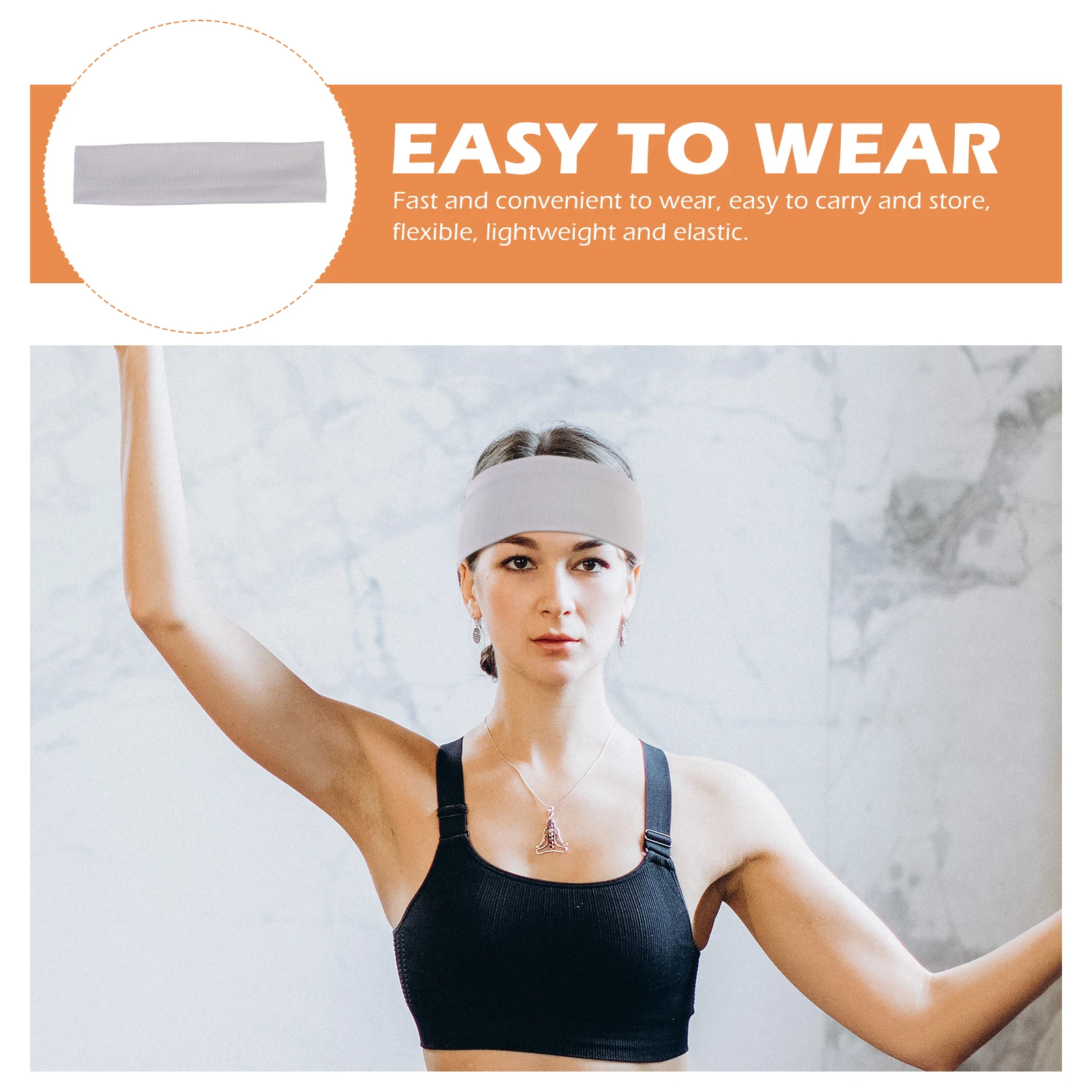 

9pcs Portable Headbands Multi-Function Sweatbands Professional Hair Bands For Sports Yoga Lightweight Durable Unisex Outdoor