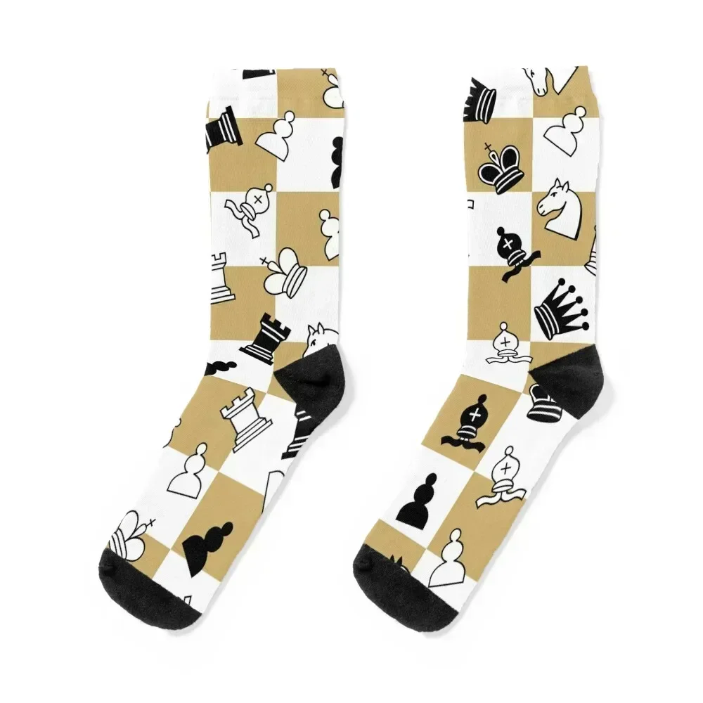 

Chess Socks New year's man funny sock Novelties Men Socks Women's anime loose Novelties Socks Women's Men's