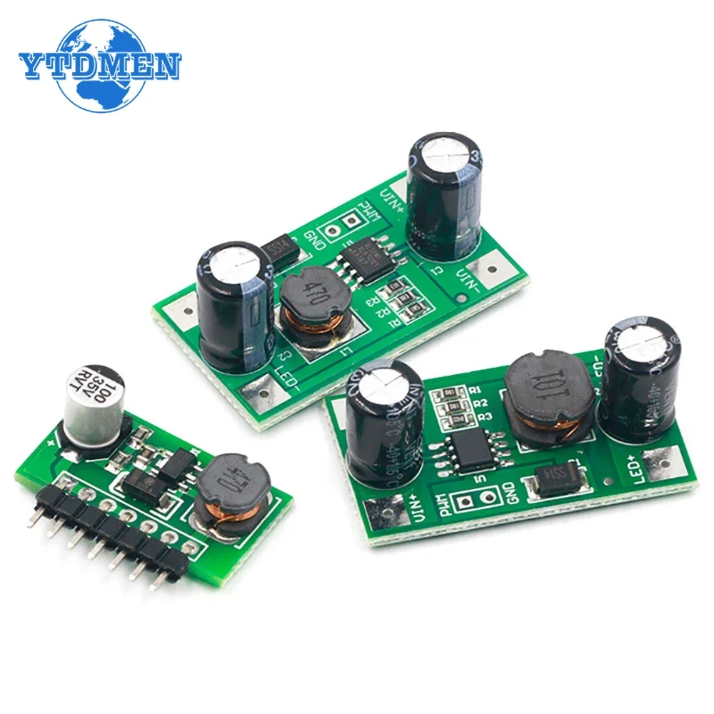 1PCS 1W 2W/3W LED Driver Support PMW Dimmer DC-DC 5-35V Step Down Buck Converter Module 350mA 700mA