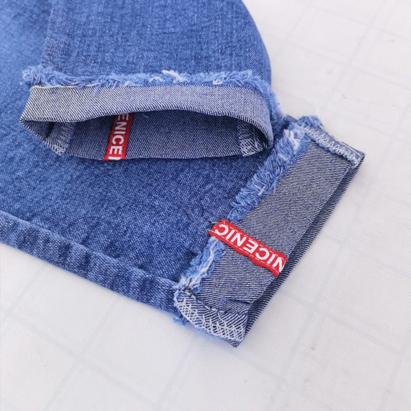 IENENS 5-13Y Kids Boys Clothes Skinny Jeans Classic Pants Children Denim Clothing Trend Long Bottoms Baby Boy Casual Trousers