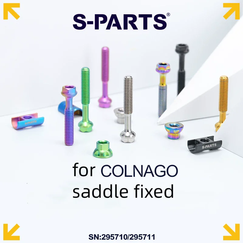 

Запчасти S-PARTS для винта седла COLNAGO Y1RS V5RS, титановый болт и гайка