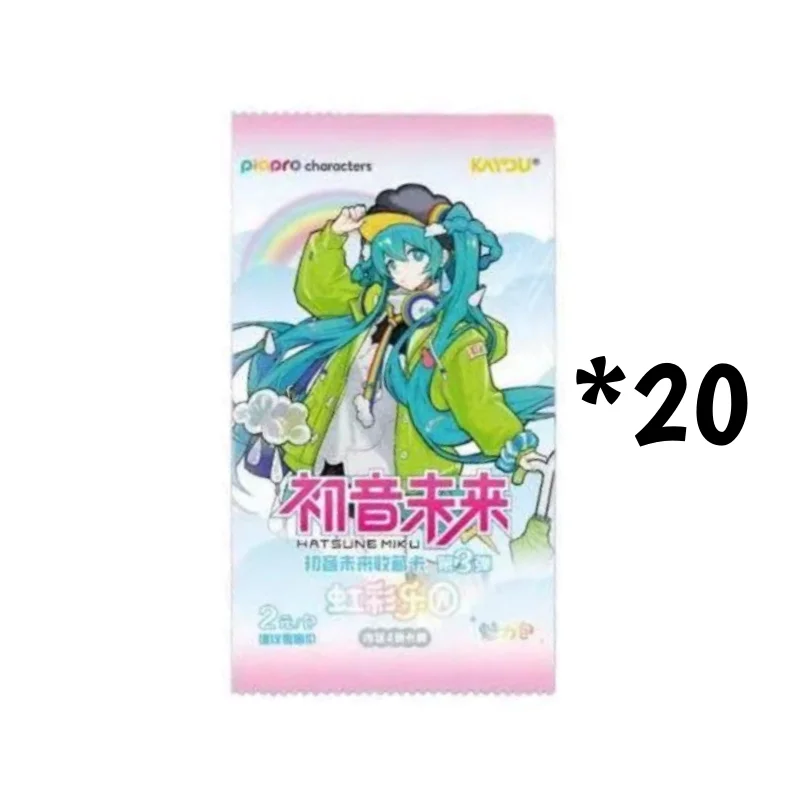 KAYOU Hatsune Miku Card Charm Pack Shining Superstar Collection Card CR Echte perifere kaart geschenkdoos
