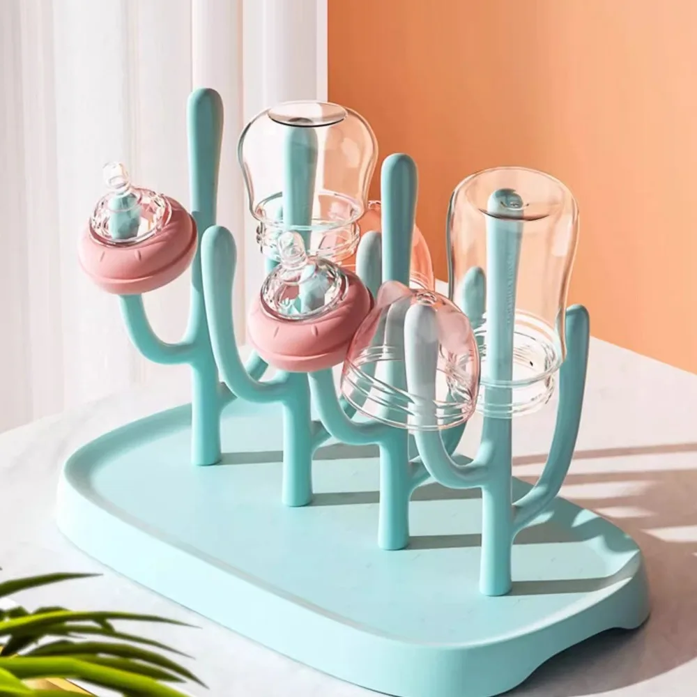 

Durable Bottle Pacifier Feeding Bottle Drain Rack Multifunctional Removable Drying Rack Portable Storage Rack Baby Supplies