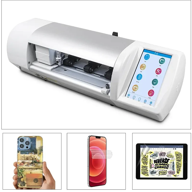 Customized TPU Sheet Smart Screen Protector Cutting Machine Mobile Phone Films De Corte De Smart Watch Camera MC6-290GB 280mm