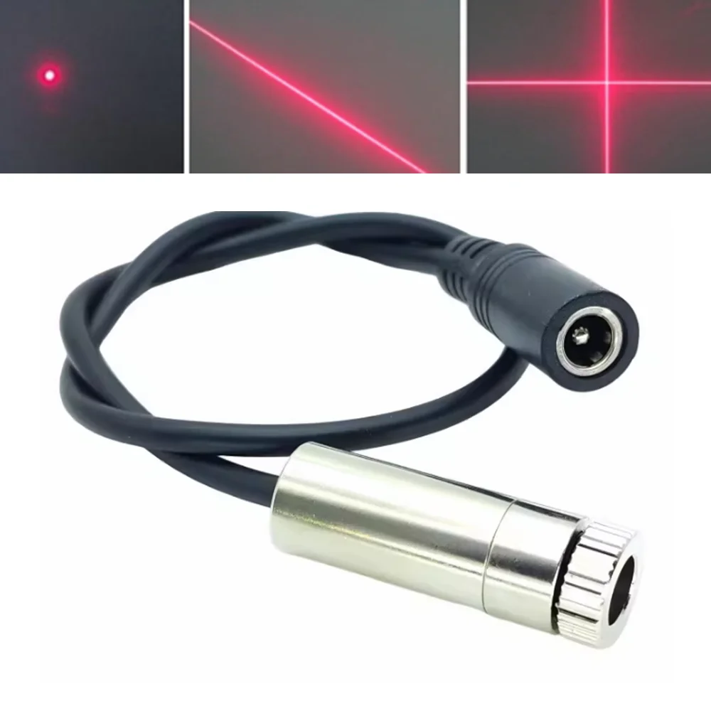 

Focusable 650nm 5/30/50/100/200mw Red Laser Diode Module Dot Line Cross Beam 12*35mm