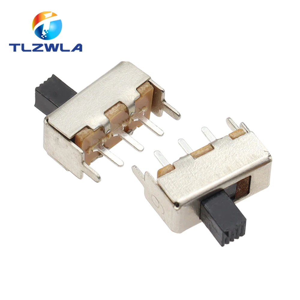 10 sztuk SS12F44 3-pinowy przełącznik SS-12F44G4 jednorzędowy pionowy przełącznik dwupozycyjny długość uchwytu 4MM — zdjęcie 4