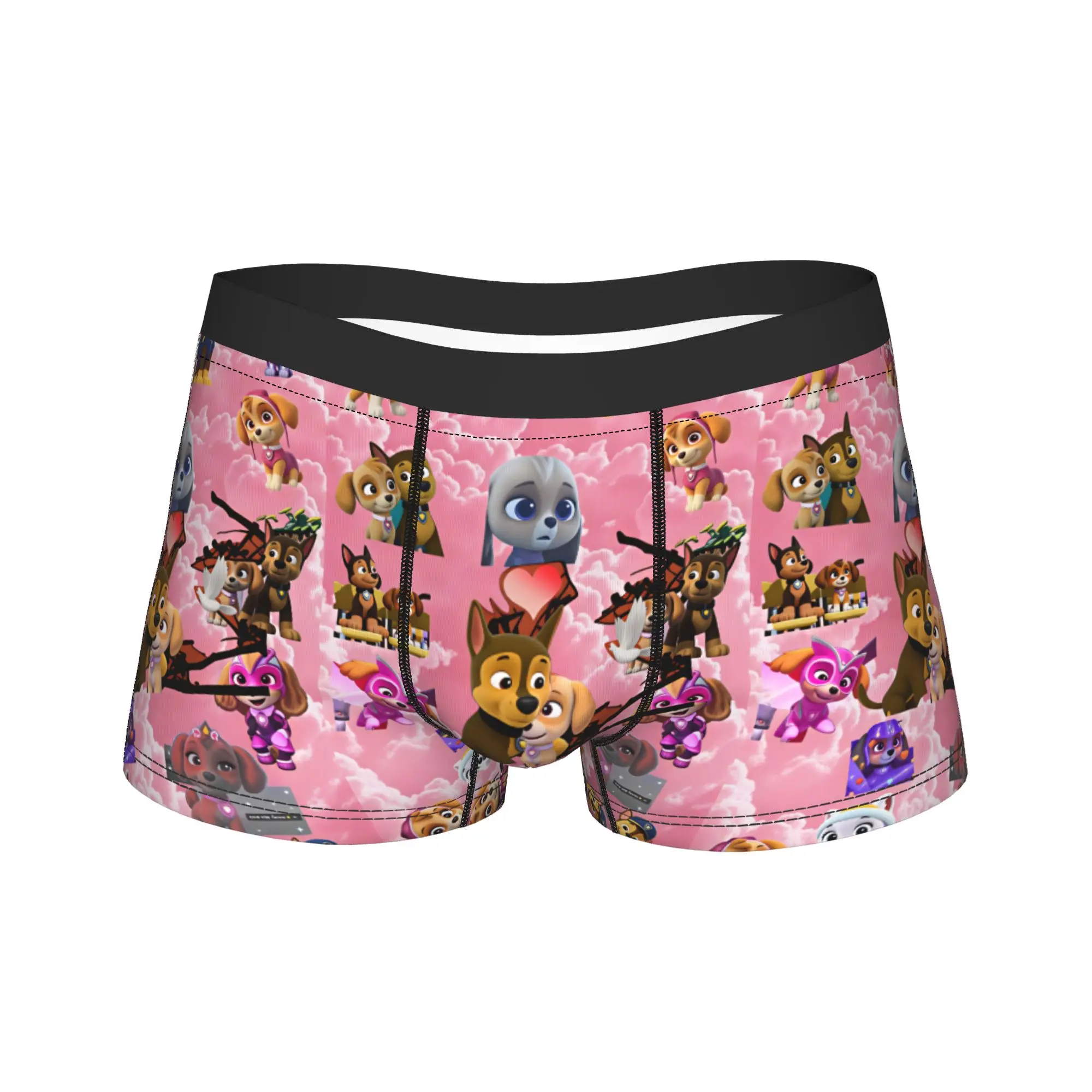 Paw Dogs Skye Character Multiple Version Art Underwear Men Panties Elastic Boxer Shorts High Quality Boxer Brief Large Size