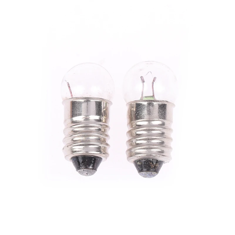 Miniatura Redonda Pequeno Canhão de Luz para Estudantes, Experimento de Física, Lanterna, Pequenas Lâmpadas, Miçangas Substituir, 1.5V, 3.8V, 25Pcs