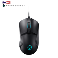 Thunderobot Mg201 Gaming Mouse Color mixed with light Anti-skid roller Mouse Laptop Accessories Low Latency And Compact Mouse