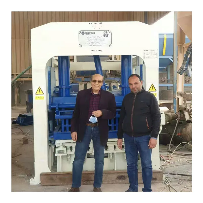 Manufacturing Machine QT10-15 Fully Automatic Cement PLC Hydraulic Pressure Palletizing Energy-saving Environmentally Friendly
