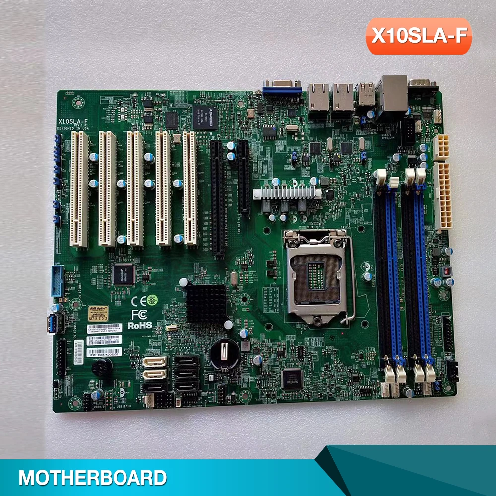 X10SLA-F For Supermicro Industrial Control Motherboard E3-1200 v3/v4 4th Gen Core i3 DDR3  LGA1150