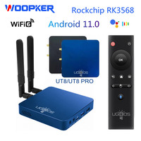 UGOOS UT8 PRO TV BOX Android 11.0 RK3568 DDR4 8GB RAM 64GB ROM 4K Media Player BT5.0 WiFi6 1000M Google Voice Remote Set Top Box