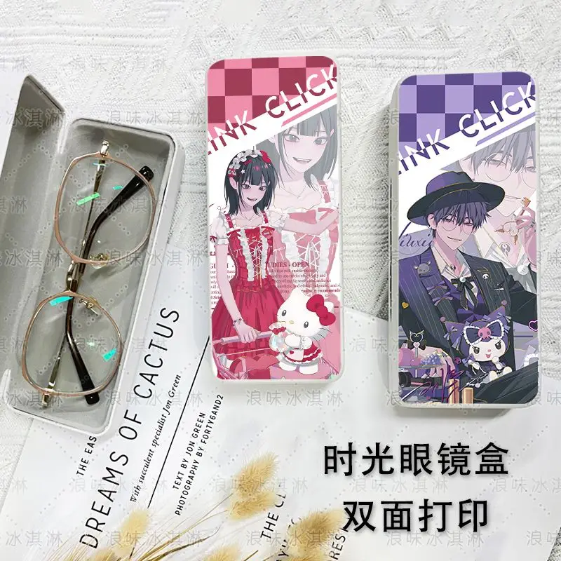 LINK CLICK Felix étui à lunettes PU coque rigide Anime étuis à lunettes couverture de protection pour hommes femmes lunettes de soleil lunettes boîte à lunettes