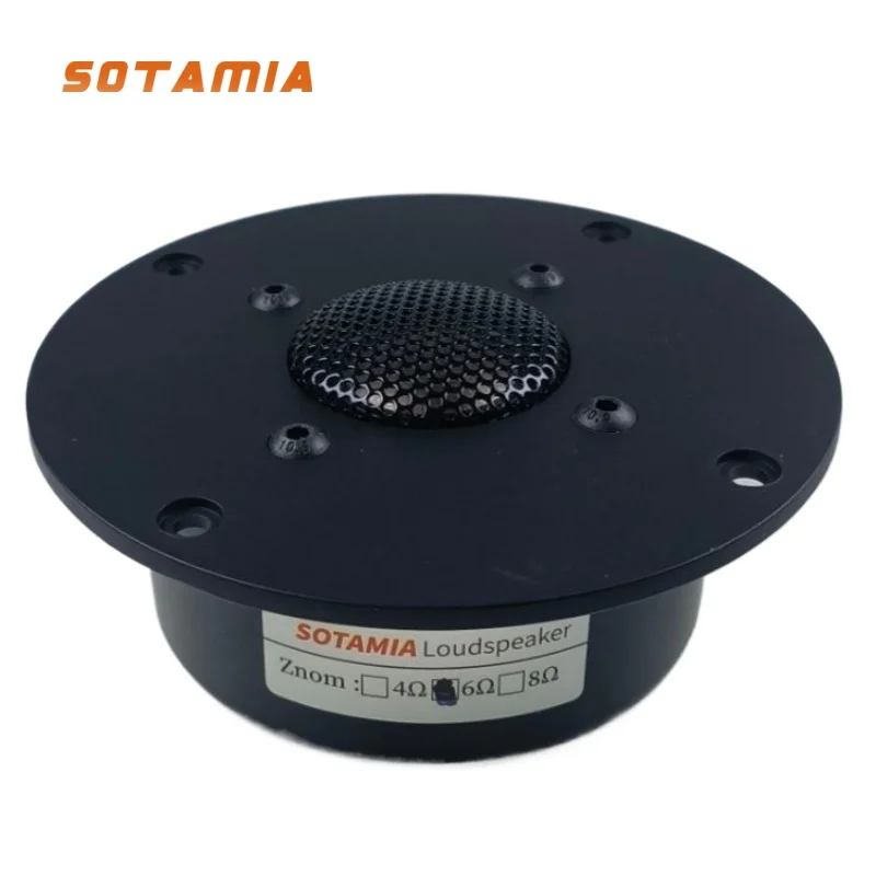 SOTAMIA 1 قطعة 4 بوصة مكبر الصوت مكبر صوت 6 أوم 30 واط فيلم التيتانيوم ثلاثة أضعاف الصوت فائقة مكبر صوت Hifi الموسيقى المسرح المنزلي
