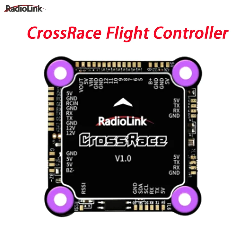 

Radiolink CrossRace Flight Controller 12CH Output OSD Integrated Compatible 4in1 ESC Plug and play 2-8 Axis Multirotor FPV Drone