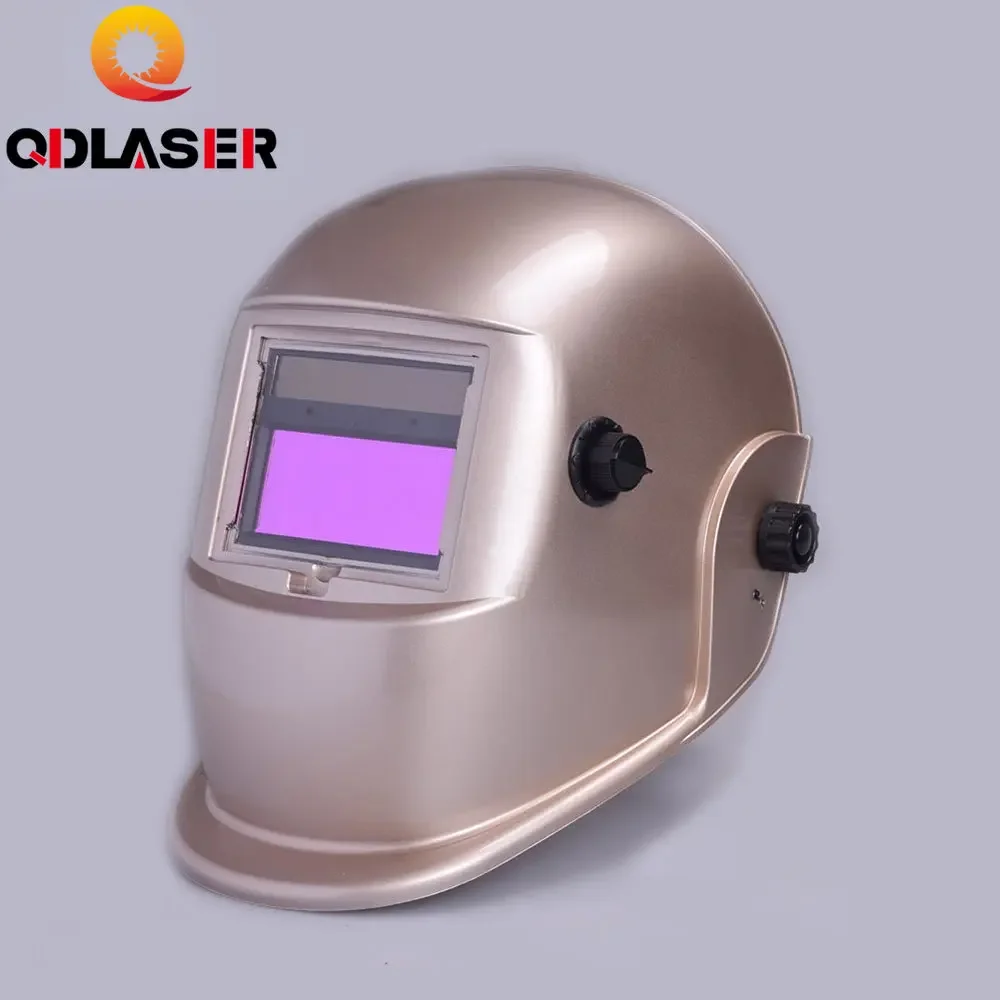 

QDLASER 2 Years Warranty Auto Darkening Solar Laser Welding Helmet Mask KM-6000D