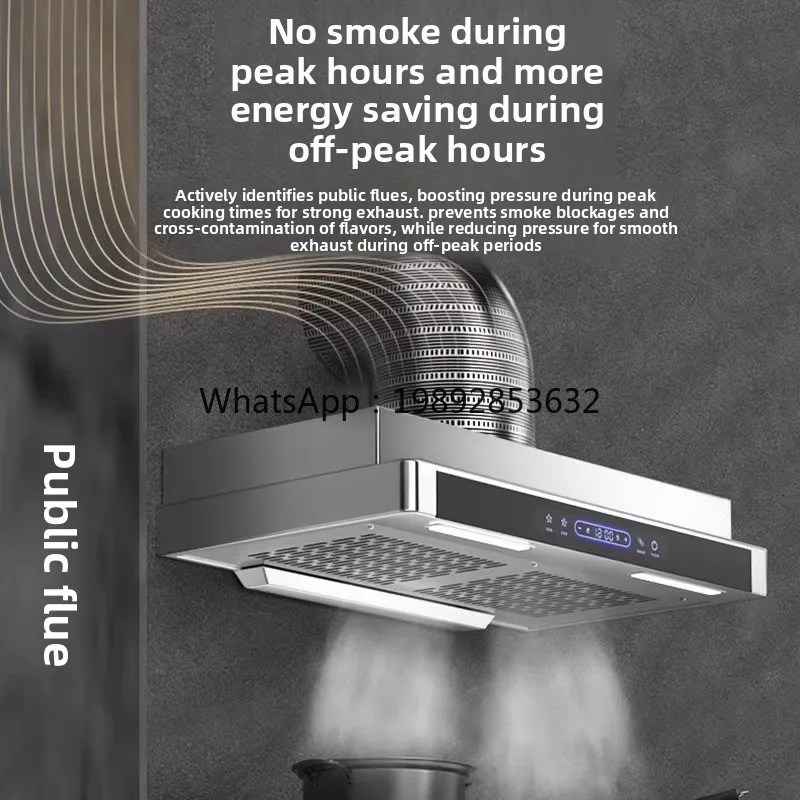 

ZC Ultra-Thin Range Hood High Suction Household Top Suction Kitchen Hood 710mm/900mm