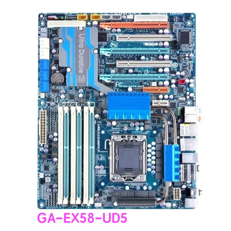 

Suitable For Gigabyte GA-EX58-UD5 Motherboard EX58 UD5 LGA 1366 DDR3 Mainboard 100% Tested OK Fully Work