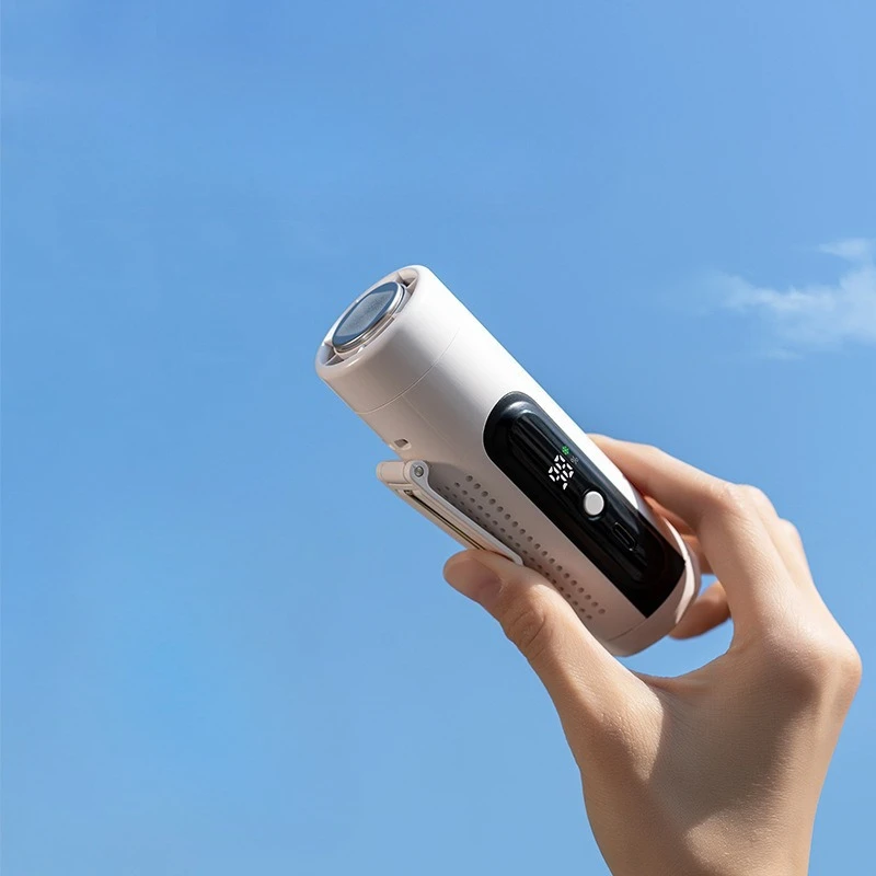 

Rechargeable Portable Neck Fan 3000mAh Type C 3 in 1 Desktop Cooling Fan 199 Speed Outdoor Hands Free Personal Pocket Fan