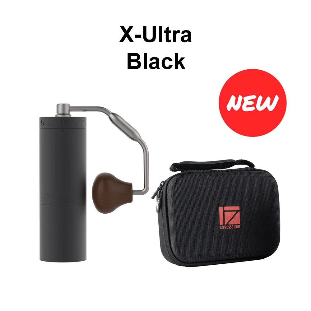 

1ZPRESSO XUltra MANUAL COFFEE GRINDER With Heptagonal Burr Hand Coffee Mill Suitable For pour over and espresso, 0.0125mm/click