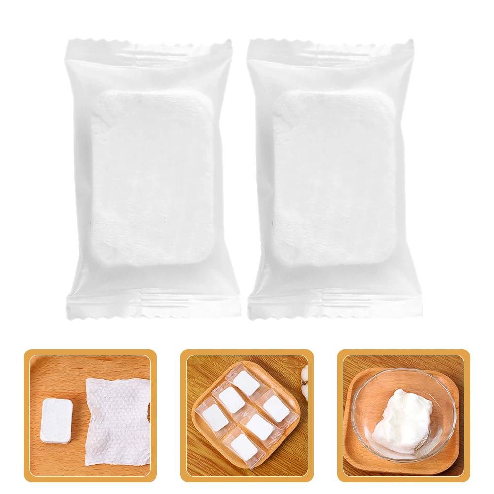 

Compressed Makeup Remover Face Cleansing Facial Pads Non-Woven Skin Care Pads For Travel Nail Polish Removal
