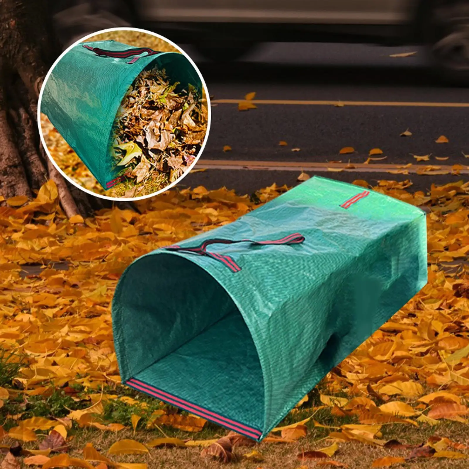 Leaf Bag Garden Bag Leaf Collector Dustpan Type Garden Bag Pool Collecting Leaves Large Leaves Lawn Trash Garden Leaf Waste Bag