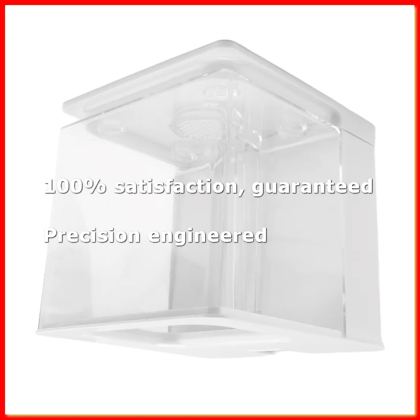 Fish Tank Aquarium Fish Tank Easy to Change the Water Acrylic Plastic Self-Cleaning Small Fish Tank(White)-A55K