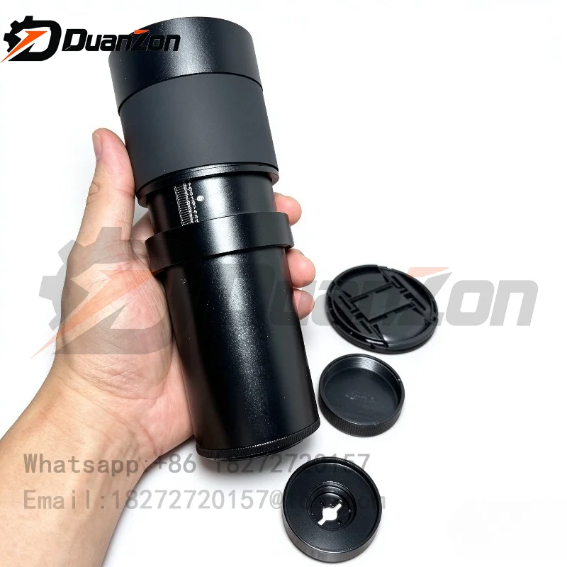 50X long-range gun industrial laser focusing mirror collimating lens M22 + M42 connection