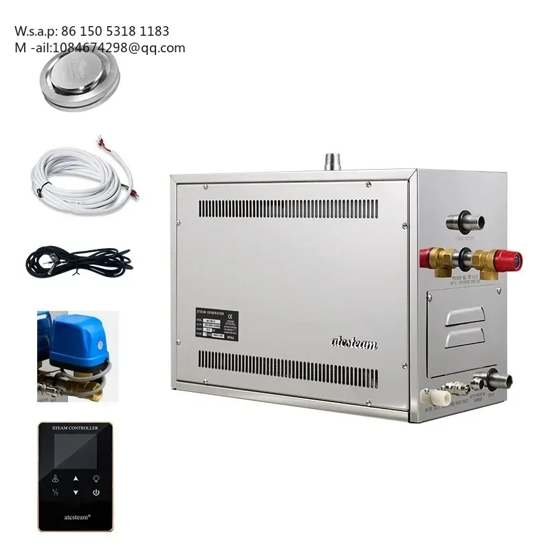 21KW Self-Draining Steam Generator System, Commercial & Home Steam Shower Steam Bath SPA Equipment