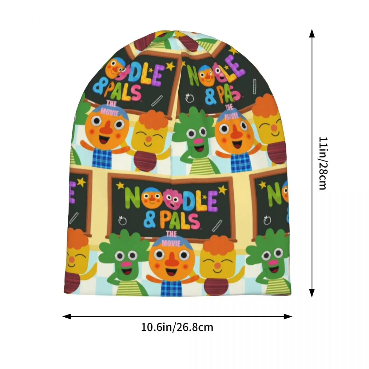 Noodle And Pals Micro Super Simple Cool Warm Knitted Cap Fashion Bonnet Hat Autumn Winter Outdoor Beanies Hats for Unisex Adult