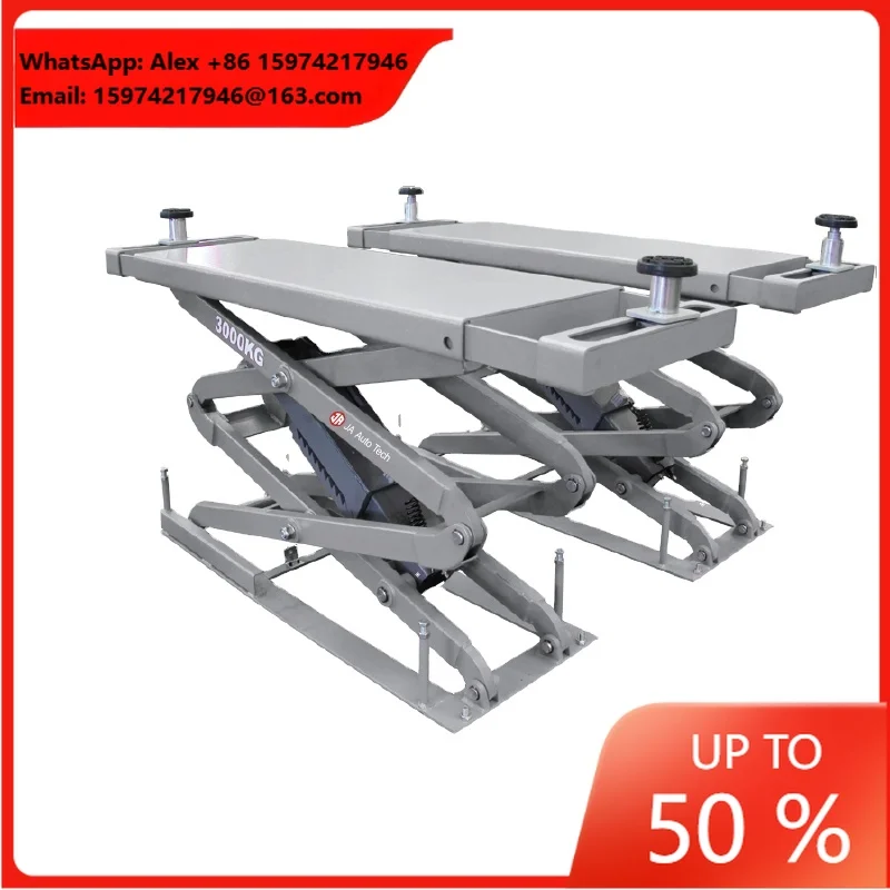 Auto Automotive Lift Full Rise Scissor Lift For Garages Electric Hydraulic Garage Car Elevator