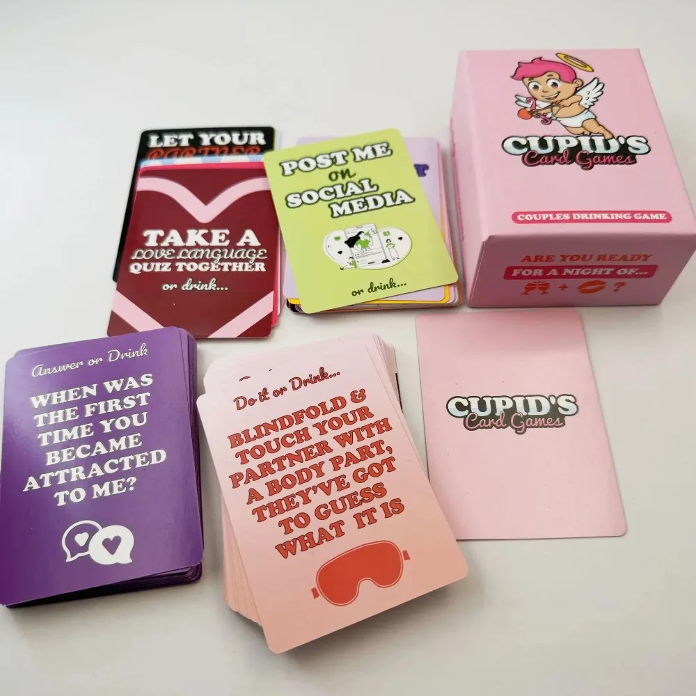 New Cupid Card Game Couples Drinking Game for Adult Dating Nights Bedroom Game for Male and Female Pairs Valentine's Day Gift - view 5
