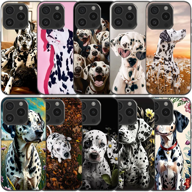 A Clever Spotted Dog Clear Phone Case For Apple iPhone 12 13 Mini 11 14 15 16 Pro Max Cover XS MAX XR Soft