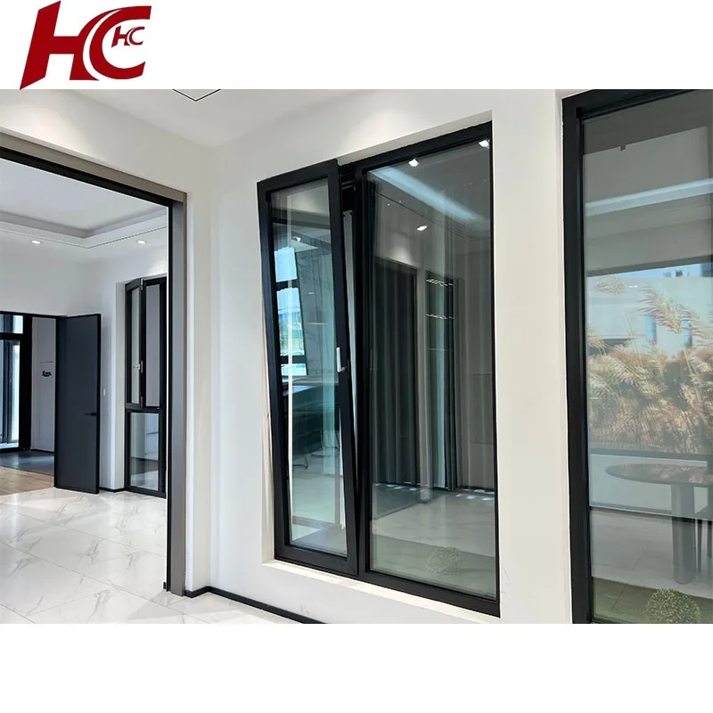 Aluminium Window Modern Aluminum Double Glazed Glass Casement Windows
