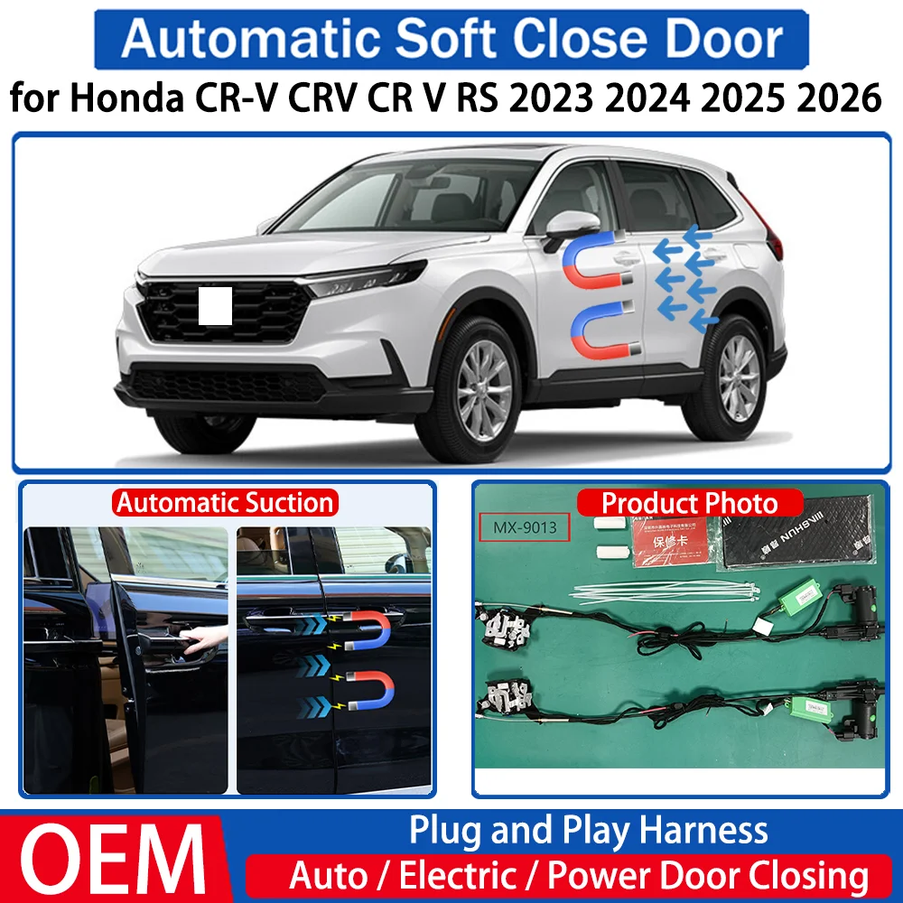 for Honda CR-V CRV CR V RS 2023 2024 2025 2026 Car OEM Automatic Soft Close Door Electric Suction Kit Auto Power Closing System
