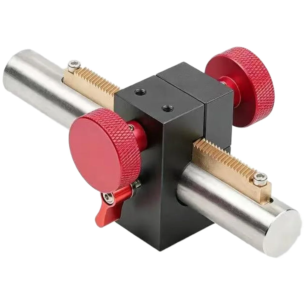 Vertical Lifting Slide Table Gear Rack Aluminum Alloy Column Stage For Linear Motion And Dual Mounting Industrial Tools