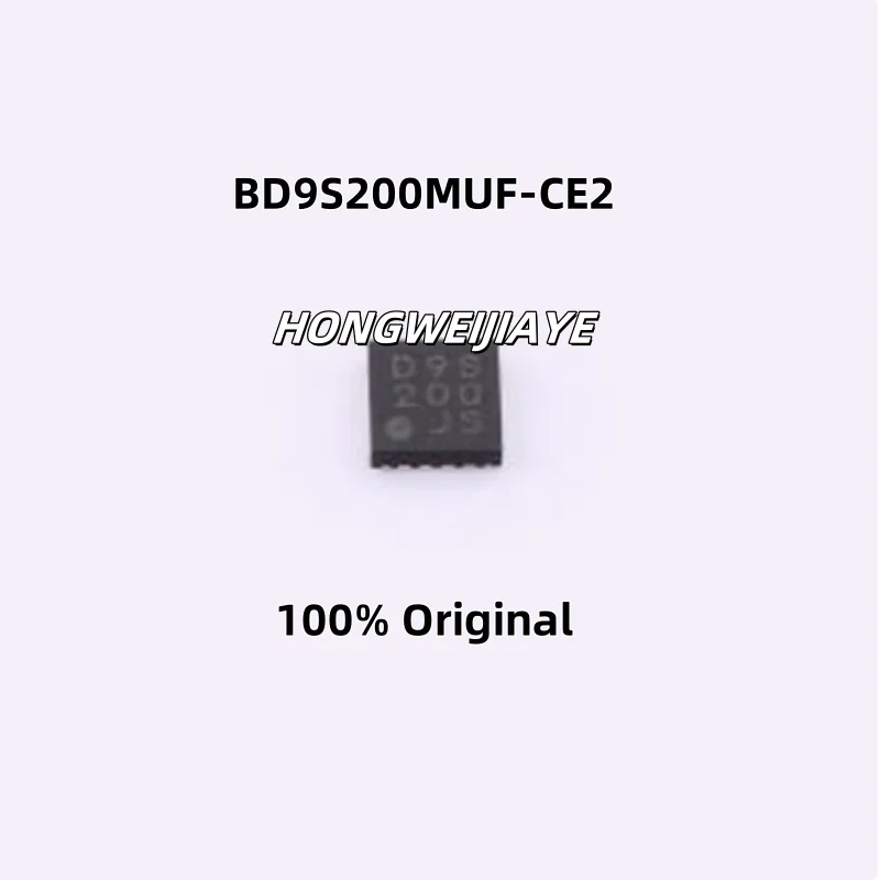 

5PCS 100% New BD9S200MUF-CE2 D9S200 BD95831MUV-E2 D95831 BD9A600MUV-E2 D9A600 QFN-16 Brand New Original Chips ic