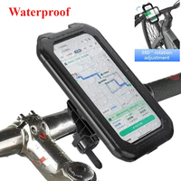 Waterproof Mobile Phone Holder Motorcycle Bicycle Holder 360° Rotating Adjustable Support for IPhone14 15 Xiaomi Universal
