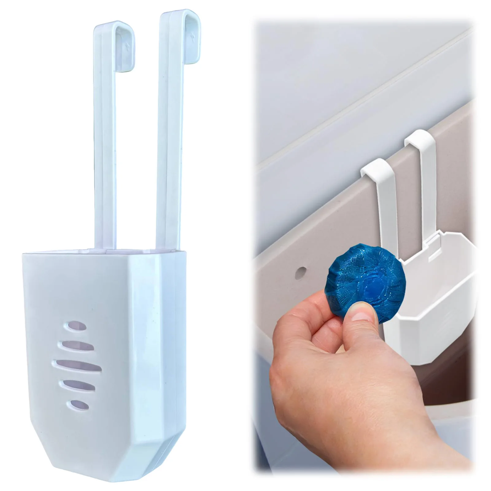 

Держатель для чистящих таблеток для унитаза, сменная деталь для бачка, продлевает срок чистки унитаза