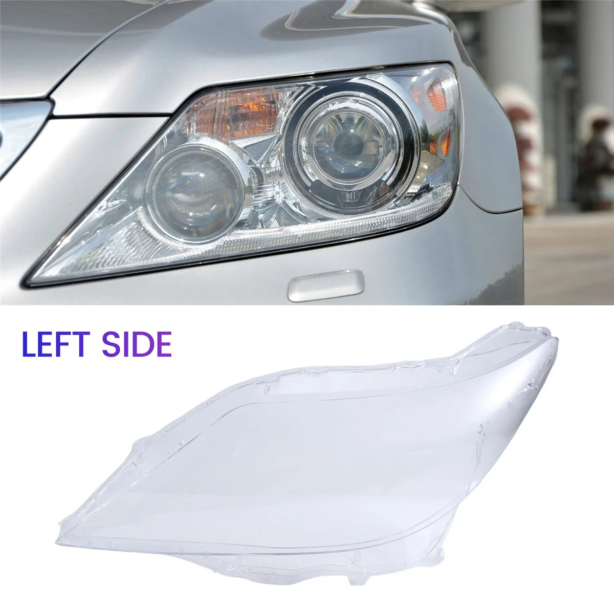 

For Lexus LS460 10-12 Car Headlight Shell Headlight Cover Head Light Lamp Lens Headlight Glass Auto Shell Cover Left