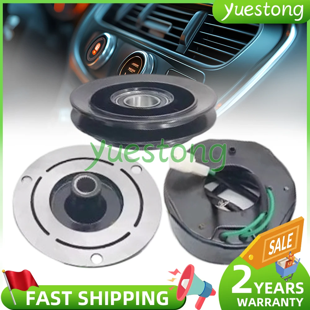 AC Air Conditoning Compressor Magnetic Electromagnetic Clutch Pulley 24V Single B PV1 for Hino truck