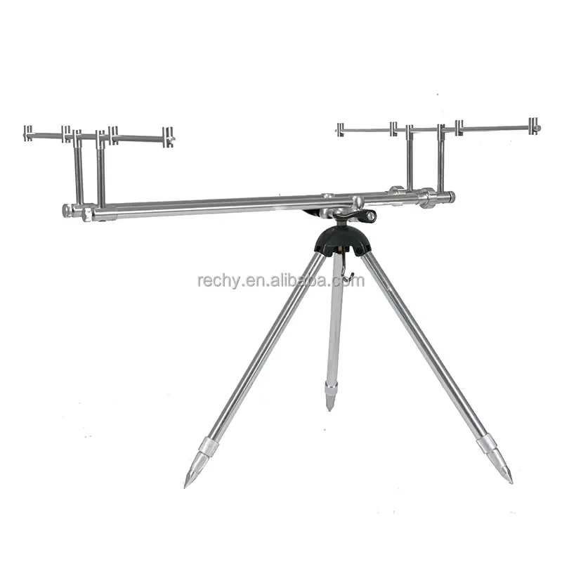 Match Carp Fishing Tackle Fishing Rod Racks Adjustable Fishing Rod Pod Stand Holder with Bag